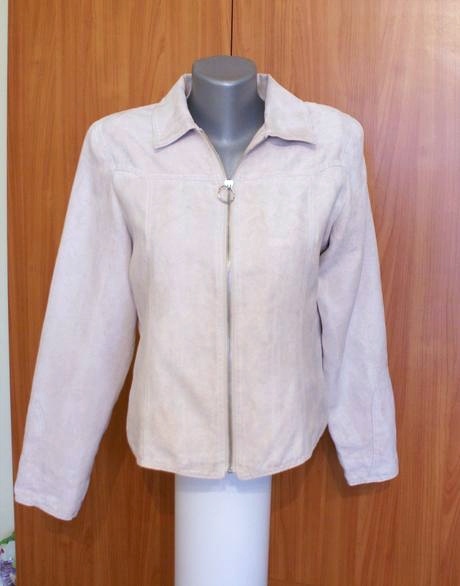 Bunda semišového vzhľadu, lucky lax,m