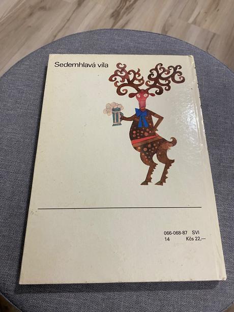 Ervin lázár stará retro knihy sedemhlavá víla,