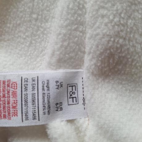 Dievčenská teplá vesta f&f, 6-7r., f&f,122