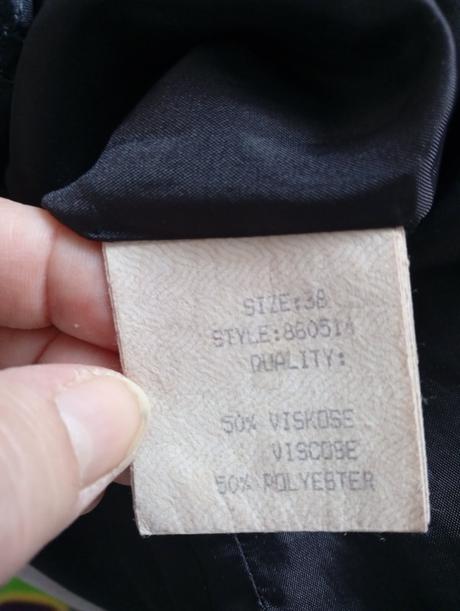 Čierne minišaty č.38, m