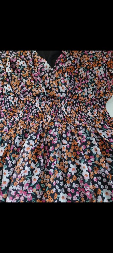 Letné kvetované šaty uni, l