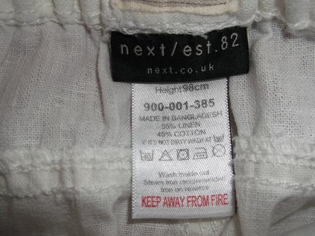 Letné detské nohavice next, next,98