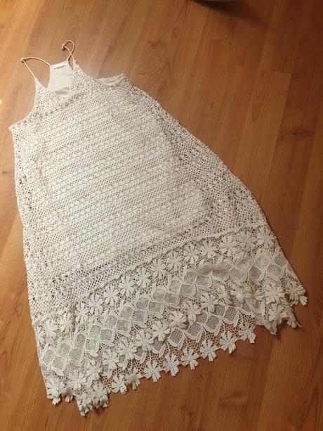 Hackovane saty, h&m,36