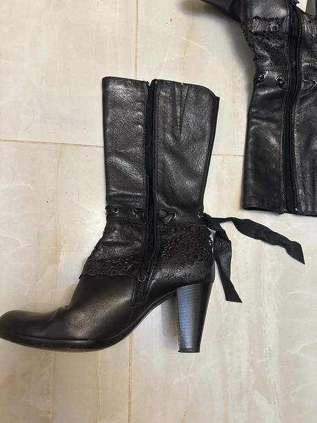 Čižmy kožené, 38