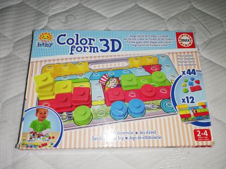 Educa puzzle pre najmenšie deti color form 3d,