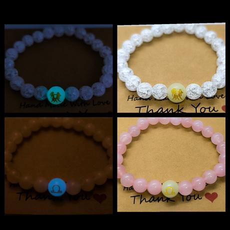 Netradičné -fluorescenté náramky, anjelikovia,