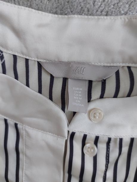 Saténová blúzka, h&m,m