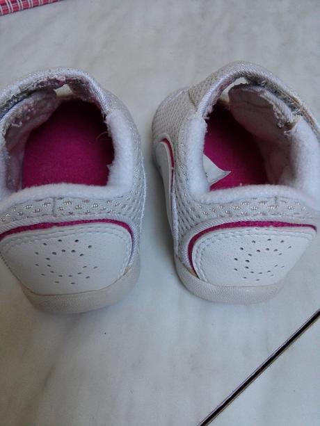 Topánocky nike, bielo sedoruzove vel. 18,5 -9cm, nike,18