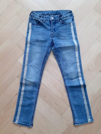 Dievčenské rifle s pruškami, h&m,128