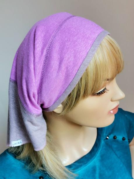 Laura - šatka z konopného úpletu,