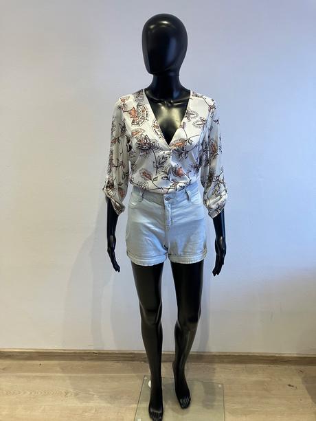 Dámska vzorovaná blúzka stradivarius (m), stradivarius,m