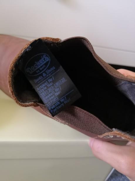 Kožené pol topánky docker's by gerli, 37