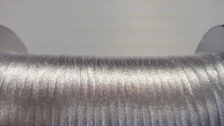 Saténová šnúrka 2,5 mm biela, 