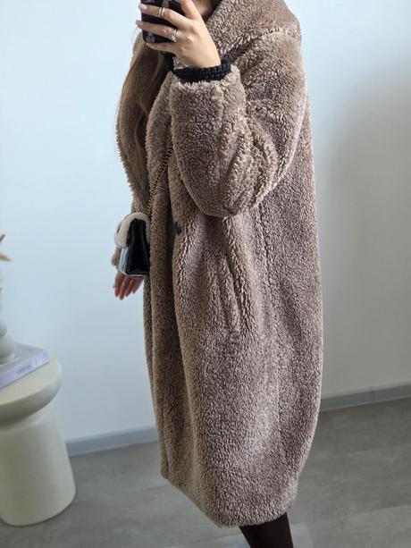 Kožúšok xl, papaya,xl