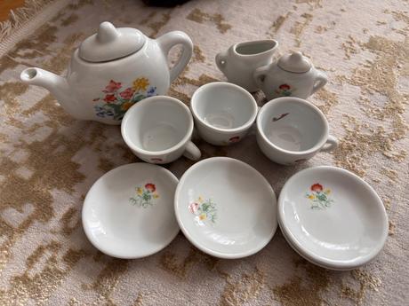 Retro porcelánová sada pre deti, 