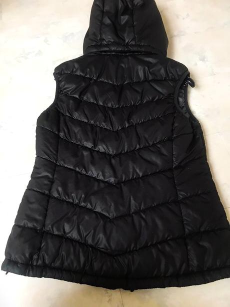 Teplá vesta s kapucňou, h&m,xs
