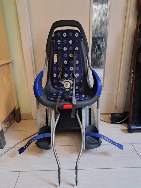 Qibbel sedačka na bicykel zadná čierna q100+2x uch,