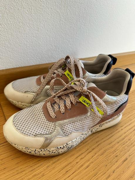 Liu jo ružovo biele sneakersy 37, liu jo,37