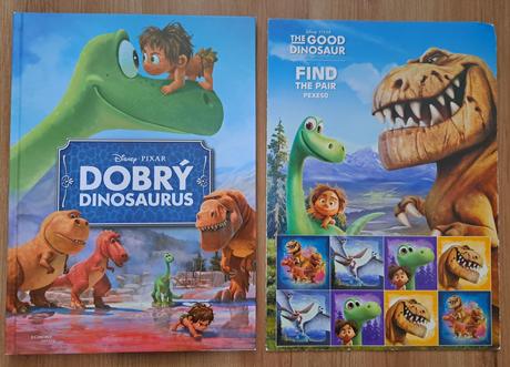Kniha disney "dobrý dinosaurus", 