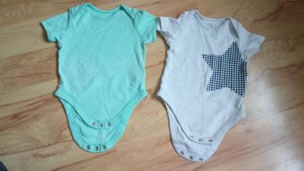 2x body krátky rukáv, f&f,80