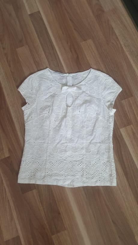 Blúzka, tričko s madeirovou výšivkou, m