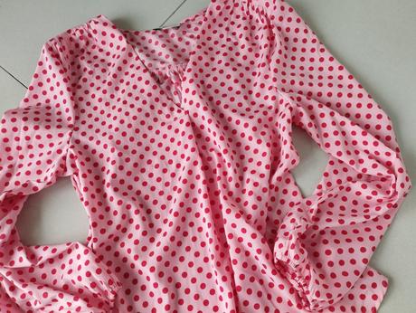 Bodkovaná blúzka, c&a,36