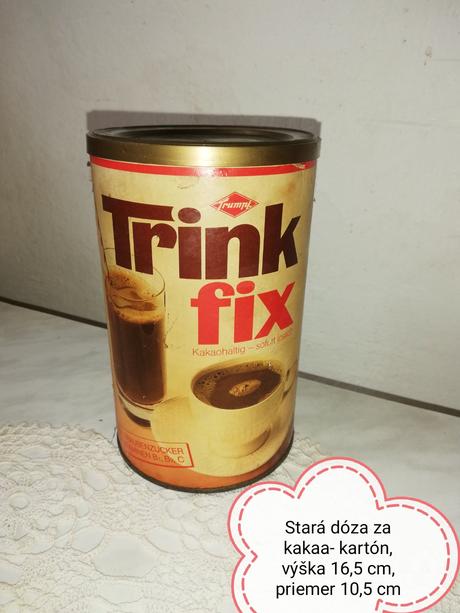 Retro dóza z kakaa, 