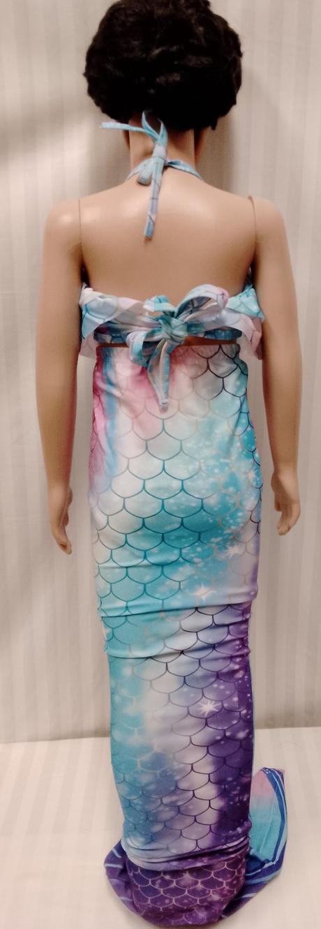 3 set plavecký morská víla viacfarebná, 130 cm, 134