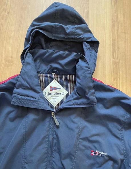 Modrá bunda pánska/ jarna bunda/ vetrovka, l