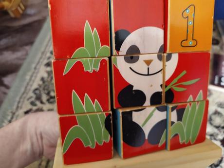 Drevene kocky zvieratka, 