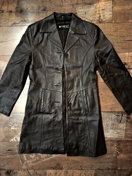 Kožený kabát, s