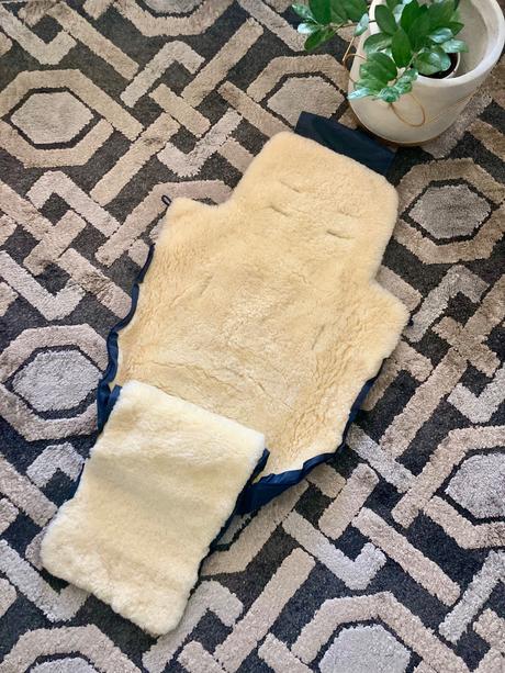 Merino fusak tmavomodrý top stav,