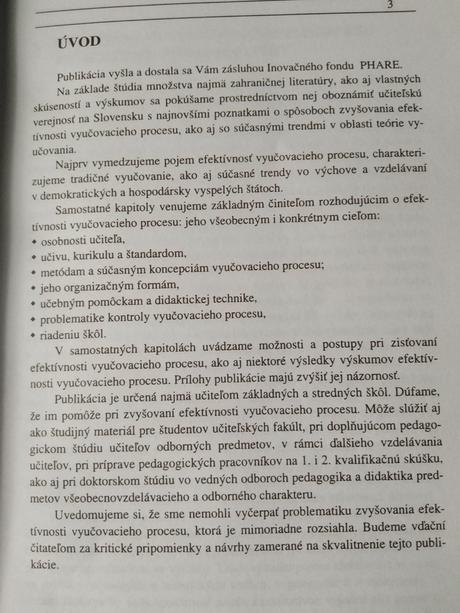 Zvyšovanie efektívnosti..., 
