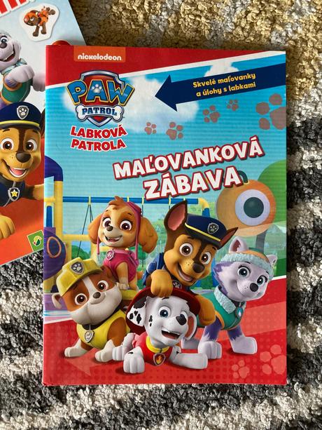Omaľovánky paw patrol, 