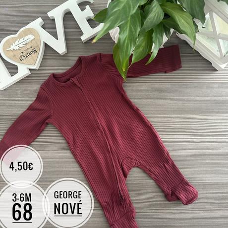 Nové overalové pyžamká rebrované, george,62 / 68