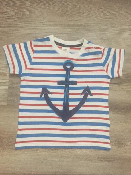 Námornícke tričko, h&m,68