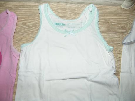 Bavlnené tielka 110/116 - cena spolu, lupilu,110