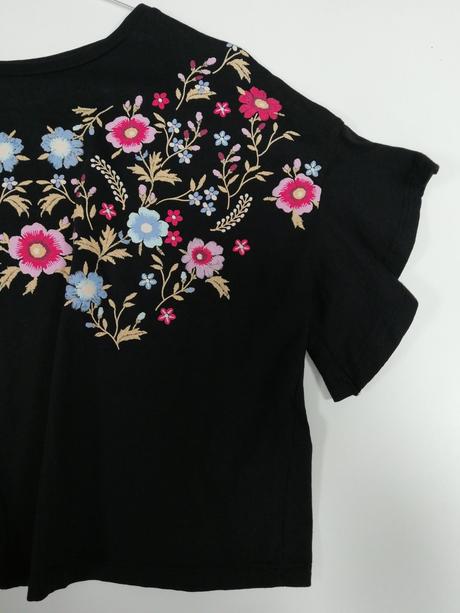 Bavlnené tričko s kvetmi, new look,140