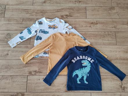 Tričká 3ks c&a, c&a,122