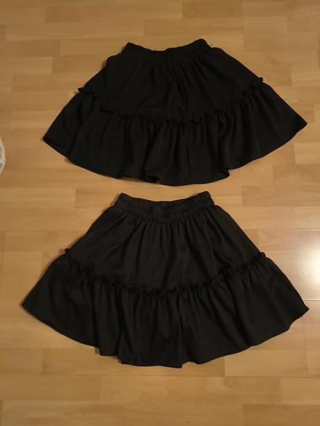 2x čierne sukne s, s