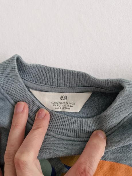 Mikina pre veľkého bračeka, h&m,92