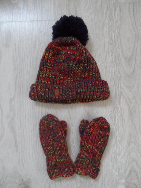 Zimný set čiapka+rukavice, f&f,92
