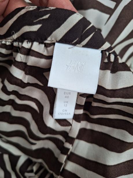 Hm zebrove saty, h&m,l
