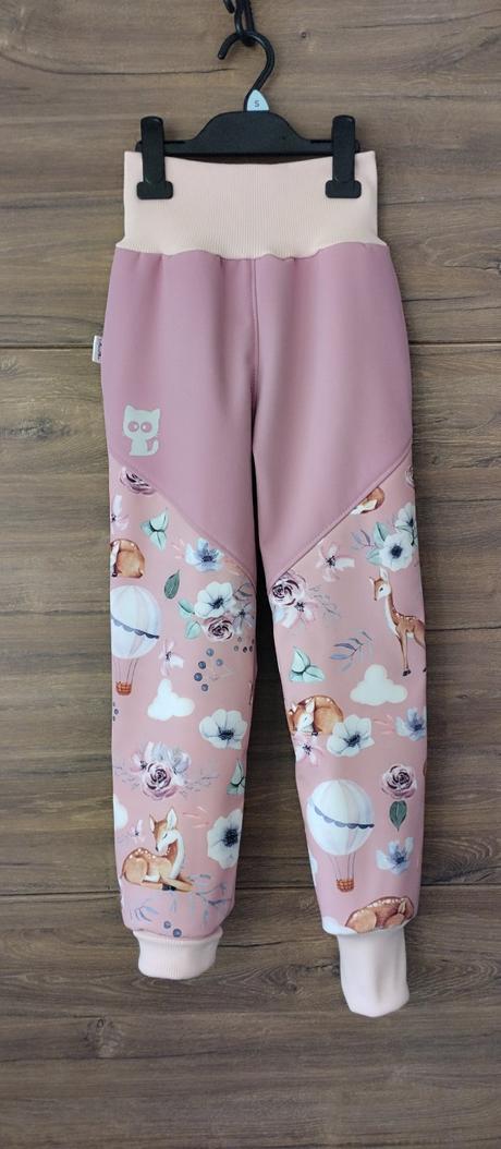 Zimné softshellky kombin.s reflexnym prvkom, 74 - 164