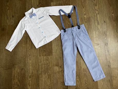 Slávnostný set košeľa a nohavice, 116