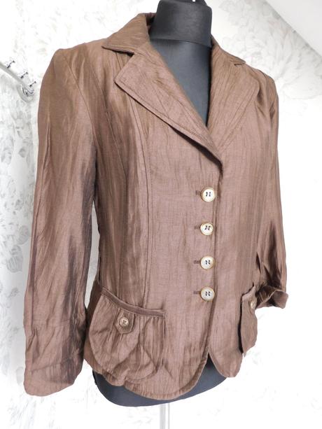 Luxusna lanovy blejzer/sako, 38