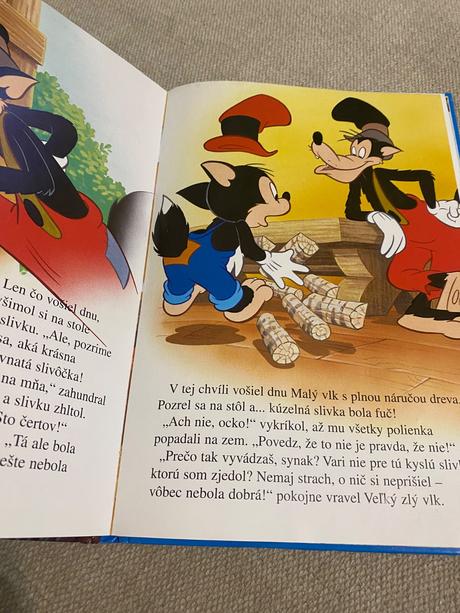 Malý vlk a tri želania walt disney,