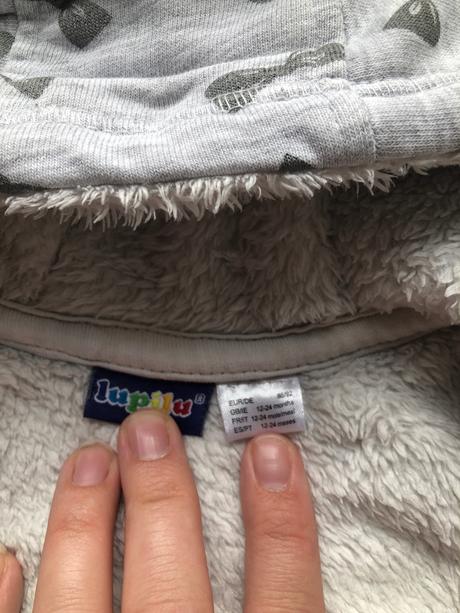 Teplá mikinka, lupilu,92