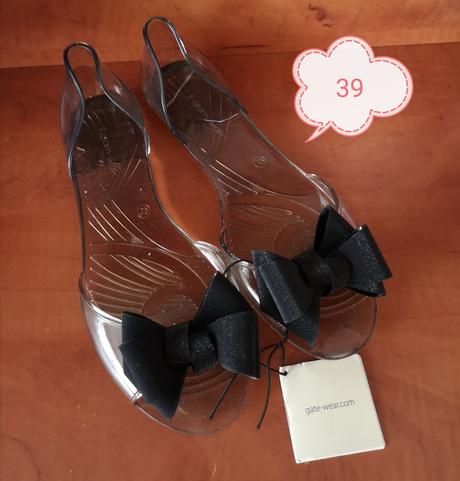 Gumové sandálky, 39