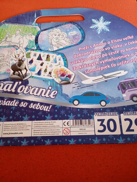 Omaľovánka ľadové kráľovstvo,